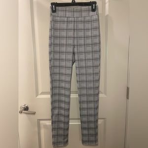 XS Plaid Dress Pants